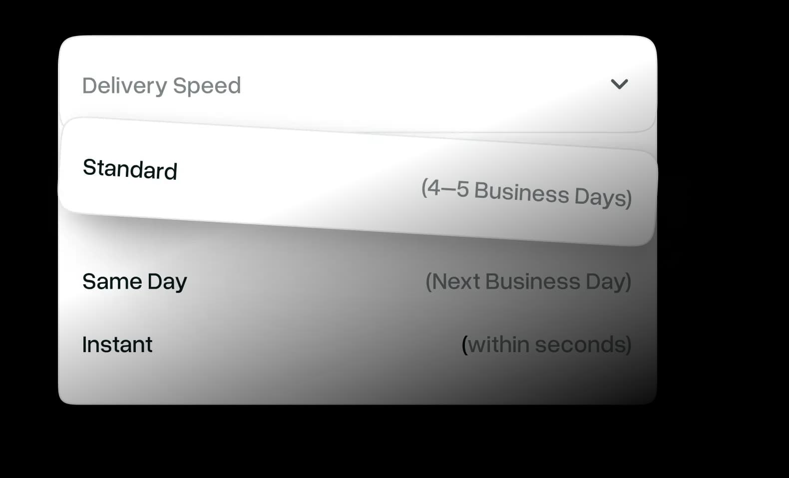 Choose How Fast It Arrives image